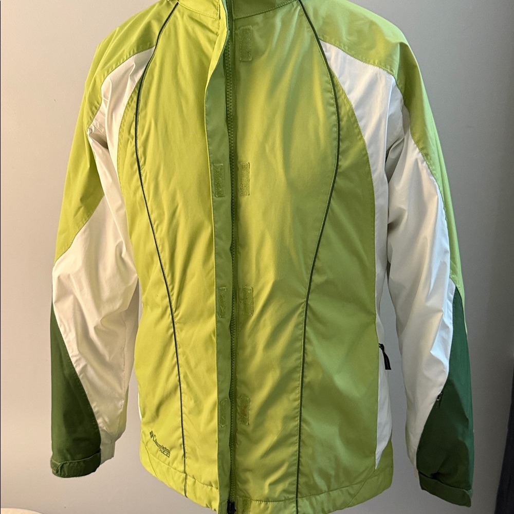 Columbia Lime and White Ski Jacket - Picture 13 of 16